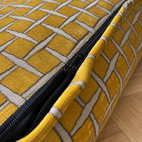 Fermeture zippée cachée du coussin pour chien SOHO