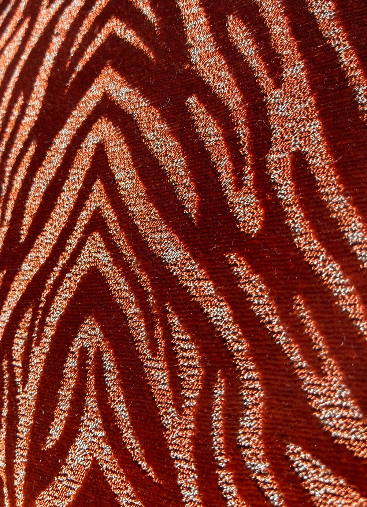 Texture du tissu jacquard du coussin pour chien RED HOOK