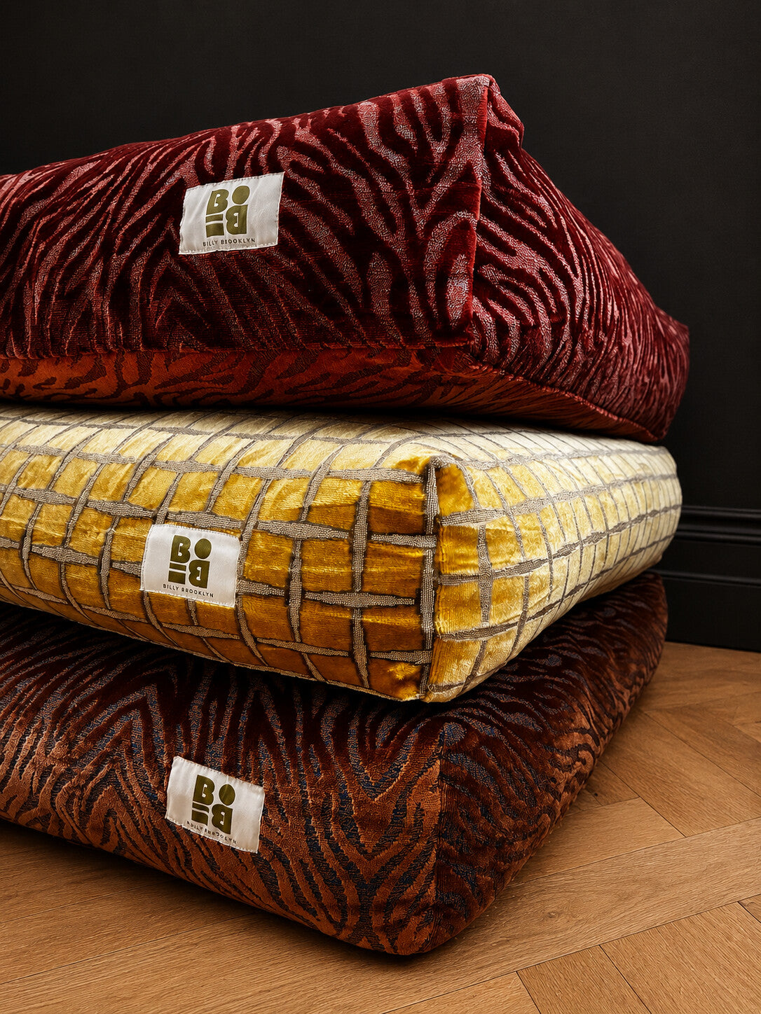 Les trois paniers design Billy Brooklyn empilés